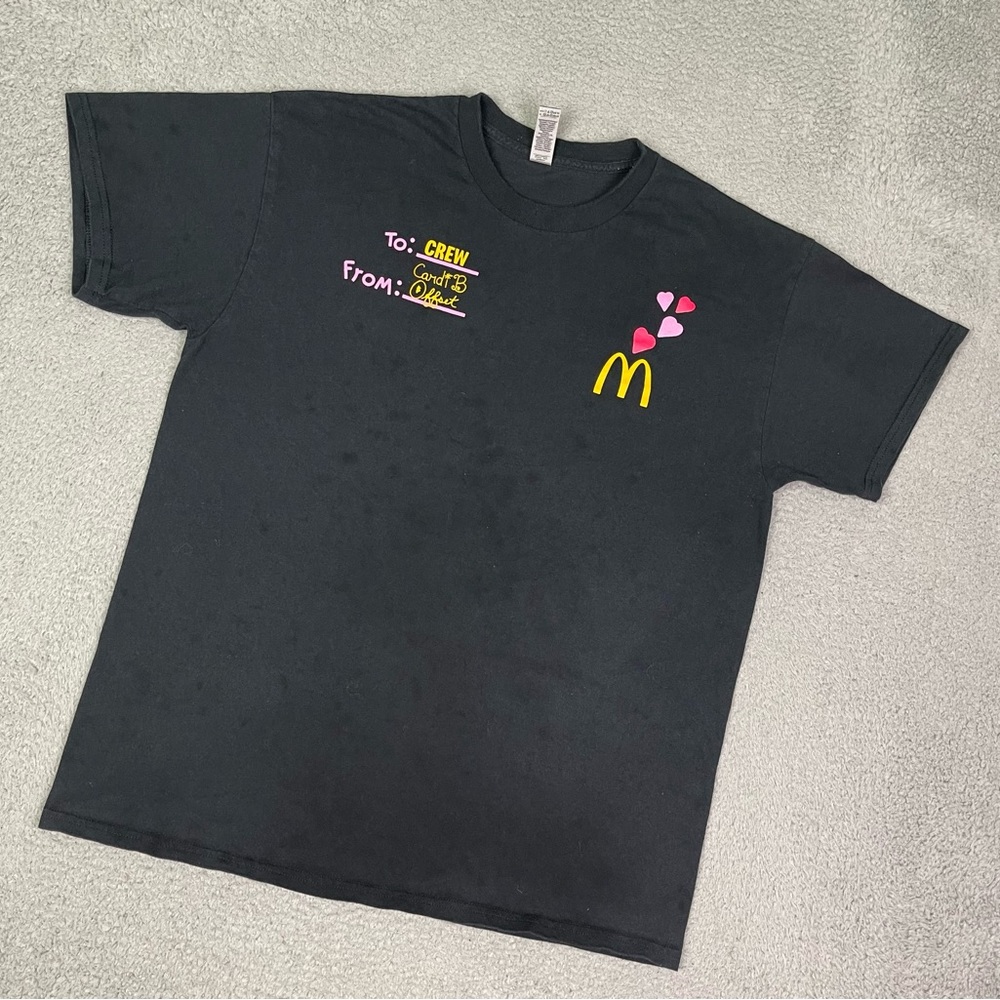 McDonald’s offset cardi b T-shirt